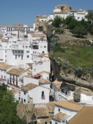 El castillo desde El Carmen. Setenil de las bodegas